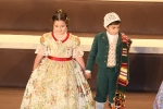 Los niños protagonistas en la exaltación de María Franch Guardino como reina fallera infantil.