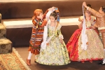 Los niños protagonistas en la exaltación de María Franch Guardino como reina fallera infantil.