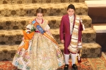 Los niños protagonistas en la exaltación de María Franch Guardino como reina fallera infantil.