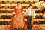 Los niños protagonistas en la exaltación de María Franch Guardino como reina fallera infantil.