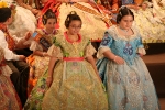 Los niños protagonistas en la exaltación de María Franch Guardino como reina fallera infantil.