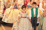 Los niños protagonistas en la exaltación de María Franch Guardino como reina fallera infantil.