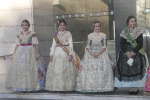 Los niños protagonistas en la exaltación de María Franch Guardino como reina fallera infantil.