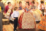 Los niños protagonistas en la exaltación de María Franch Guardino como reina fallera infantil.