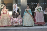 Los niños protagonistas en la exaltación de María Franch Guardino como reina fallera infantil.