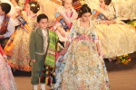 Los niños protagonistas en la exaltación de María Franch Guardino como reina fallera infantil.