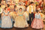 Los niños protagonistas en la exaltación de María Franch Guardino como reina fallera infantil.