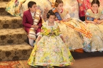 Los niños protagonistas en la exaltación de María Franch Guardino como reina fallera infantil.