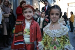 Los niños protagonistas en la exaltación de María Franch Guardino como reina fallera infantil.