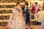 Los niños protagonistas en la exaltación de María Franch Guardino como reina fallera infantil.