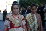 Los niños protagonistas en la exaltación de María Franch Guardino como reina fallera infantil.