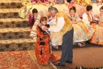 Los niños protagonistas en la exaltación de María Franch Guardino como reina fallera infantil.