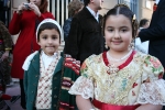 Los niños protagonistas en la exaltación de María Franch Guardino como reina fallera infantil.