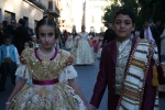 Los niños protagonistas en la exaltación de María Franch Guardino como reina fallera infantil.