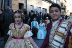 Los niños protagonistas en la exaltación de María Franch Guardino como reina fallera infantil.