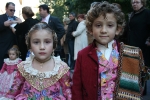 Los niños protagonistas en la exaltación de María Franch Guardino como reina fallera infantil.