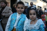 Los niños protagonistas en la exaltación de María Franch Guardino como reina fallera infantil.