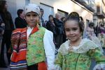 Los niños protagonistas en la exaltación de María Franch Guardino como reina fallera infantil.