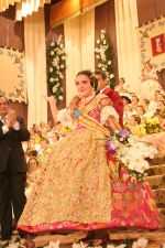 Los niños protagonistas en la exaltación de María Franch Guardino como reina fallera infantil.