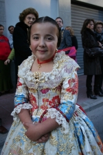 Los niños protagonistas en la exaltación de María Franch Guardino como reina fallera infantil.