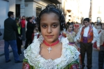 Los niños protagonistas en la exaltación de María Franch Guardino como reina fallera infantil.