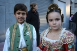 Los niños protagonistas en la exaltación de María Franch Guardino como reina fallera infantil.