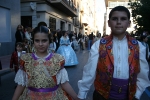 Los niños protagonistas en la exaltación de María Franch Guardino como reina fallera infantil.