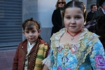 Los niños protagonistas en la exaltación de María Franch Guardino como reina fallera infantil.