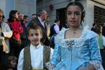 Los niños protagonistas en la exaltación de María Franch Guardino como reina fallera infantil.