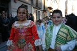 Los niños protagonistas en la exaltación de María Franch Guardino como reina fallera infantil.