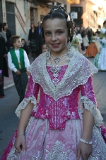 Los niños protagonistas en la exaltación de María Franch Guardino como reina fallera infantil.