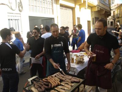 Un gran almuerzo para coger fuerzas en Fira