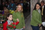 Ofrenda de flores a la Patrona