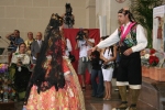 La reina fallera participó en la ofrenda de Alicante.