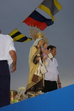 La Lluvia estuvo apunto de aguar la procesion del Carmen en burriana