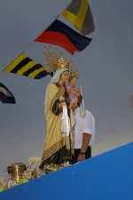 La Lluvia estuvo apunto de aguar la procesion del Carmen en burriana