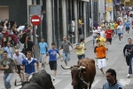 El encierro de 26 toros de Jose Vicente Machancoses discurre sin peligro