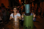 Los disfraces invaden la noche de las fiestas