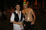 Los disfraces invaden la noche de las fiestas