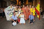 Los disfraces invaden la noche de las fiestas