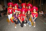 Los disfraces invaden la noche de las fiestas