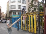 La montà de cadafals anuncia las fiestas de la Misericordia