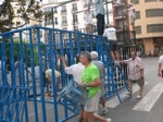 La montà de cadafals anuncia las fiestas de la Misericordia