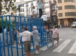 La montà de cadafals anuncia las fiestas de la Misericordia
