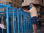 La montà de cadafals anuncia las fiestas de la Misericordia