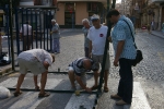 La montà de cadafals anuncia las fiestas de la Misericordia