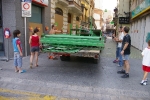 La montà de cadafals anuncia las fiestas de la Misericordia