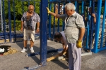 La montà de cadafals anuncia las fiestas de la Misericordia