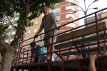 La montà de cadafals anuncia las fiestas de la Misericordia