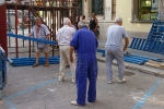 La montà de cadafals anuncia las fiestas de la Misericordia